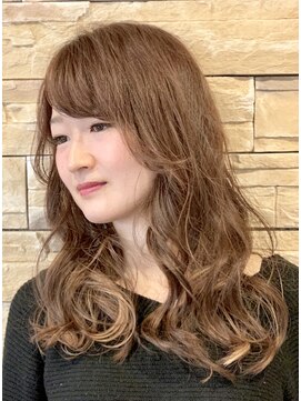 ラナシエン (RanaCien) ○RanaCien○イケダ インナーカラースモーキーヘーゼル