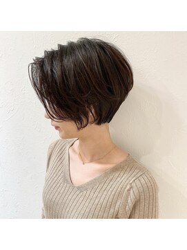 レンク(LENC) Coast.前下がりショートボブ×ナチュラルグラデーション