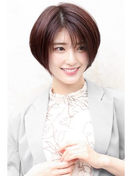 シトロン ブラン(CITRON blanc) ココアベージュひし形大人かわいいショート