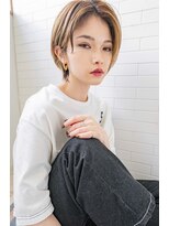 クラン(clan)&nbsp;前下がりボブ/モテ髪カタログ/小顔に見せるヘア/前髪カット