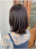 ボブから伸ばしかけを【ミニミディアム】へ!