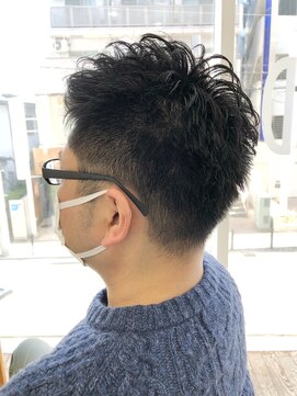 ヘッズ 本八幡店(HEADS) かき上げヘア ニュアンスマッシュ サイドパート 韓国マッシュ