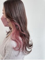 アライブ キチジョウジ(ALIVE Kichijoji)&nbsp;韓国風インナーカラー×ピンク/イヤリングカラー