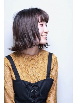 ユニックス ノクティプラザ溝口店(UNIX) オーガニックカラー外はねショート[アースカラー]◎30代40代50代