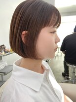 セル(CELL)&nbsp;コンパクトなミニボブヘア　チョコレートカラー