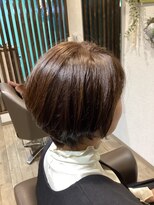 ヘアー リビング(hair Living)&nbsp;グレージュカラー＋ショートボブ