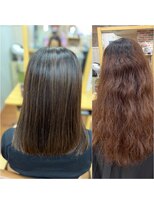 リミエ(RIMIE)&nbsp;#酸性ストレート#髪質改善カラー#ビフォアフター