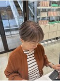 白髪が多い方　ハイライトローライト　デザインカラー　髪質改善