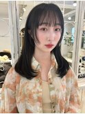 くびレイヤー/エモージュ/ミルキーベージュ[stylist竹田]