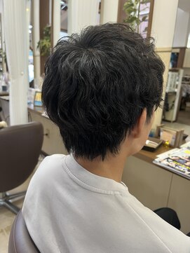コアフィールフィス(COIFFURE fils) 《見附　今町》メンズ　ナチュラルパーマ　ショート