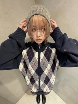 ペレ 梅田(PELE) 前髪/アンブレラカラー/こなれミディ/イメチェン/ウェーブパーマ