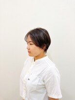 ニューライン 豪徳寺 山下(New-Line)&nbsp;シースルーバングで透明感のあるマッシュショート