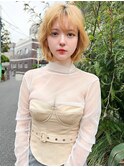 【Taylor 】大宮  イエローベージュ×ゆるふわ巻き
