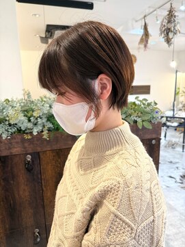 オーバルヘアー(OVAL hair) ショートボブ/ナチュラルブラウン