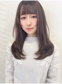 顔まわりレイヤー/シアーグレージュ