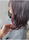 インナーカラーブルーベリーカラー
