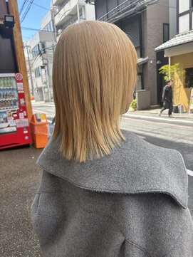 モダンメイド 四条烏丸(modern made) イメチェンホワイトブランド外ハネボブ美髪のススメワイドバング