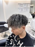 ツイスト/ツイスパ/ホワイトメッシュ/ホワイトハイライト