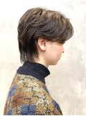 センターパートメンズパーマニュアンスパーマフェザーパーマ調布