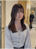乾かすだけでキマる髪/ナチュラルケアカラーロングヘア