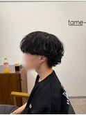 サーフカール/フェザーパーマ/ブルーブラック【都賀/メンズ】