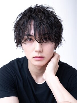 ハバナ 立川(HAVANA) 韓国マッシュダークアッシュニュアンスパーマメンズカット黒髪