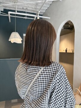 ルウ 押上(rue) 〈押上 半個室〉　オリーブ　アッシュ　ミディアムヘア