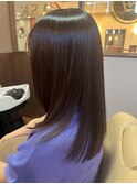 大人可愛いヘルシーロングスタイル30代40代50代60代