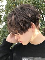 レタッチバイフィフス(RETOUCH by fifth) 原宿センターパートスパイラルパーマシャドウパーマメンズfifth