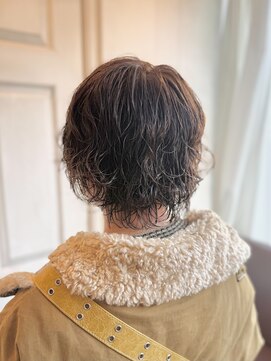 アロマ ヘアー ルーム 新宿3号店(AROMA hair room) ナチュラルパーマ/濡れ感/ウェーブ/くびれショート/大人女子艶髪