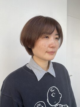 丸みショートボブ