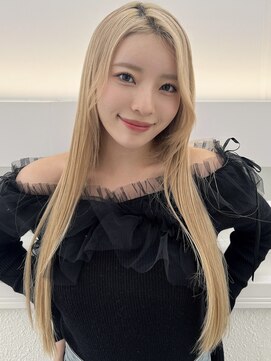 プール(POOL) ロング×ブロンド×艶