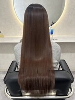 ホワイト(WHITE) 髪質改善トリートメント ロングヘア 縮毛矯正