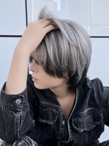 ルフレ 新宿歌舞伎町店(Reflet)&nbsp;メンズ/デザインカラー/ホワイトカラー/顔回りレイヤー