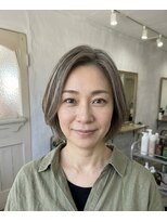 ナイス ヘアー(Hair) 白髪ぼかしハイライト/髪質改善/縮毛矯正/酸性ストレート/