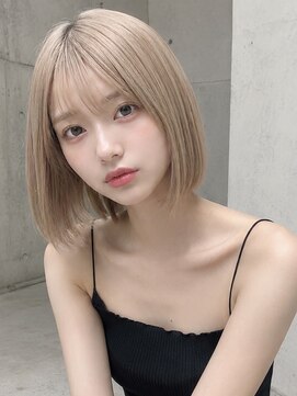 エフ アヴェダ 木の葉モール橋本(F AVEDA) ボブ ミルクティーベージュ