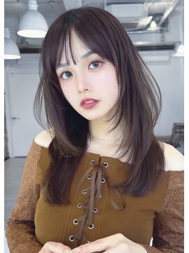 アグ ヘアー イロア 都島店(Agu hair iroa) 《Agu hair》小顔ハッシュレイヤー×numberA.ヒートケアミルク