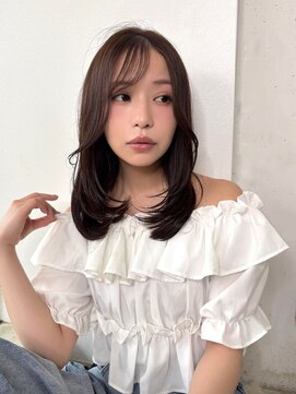 オーロ 武庫之荘店(ORO) うちに収まるセミロングレイヤー