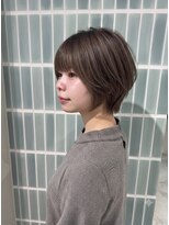 ゴカンムード(Gokan mood)&nbsp;髪質改善縮毛矯正ハイライトショートカット30代40代