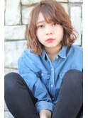 大人かわいい無造作フェミニンボブ☆リュドール一宮☆by川部