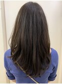 グレージュカラーでツヤ髪に☆カットは整えてレイヤーを入れて！