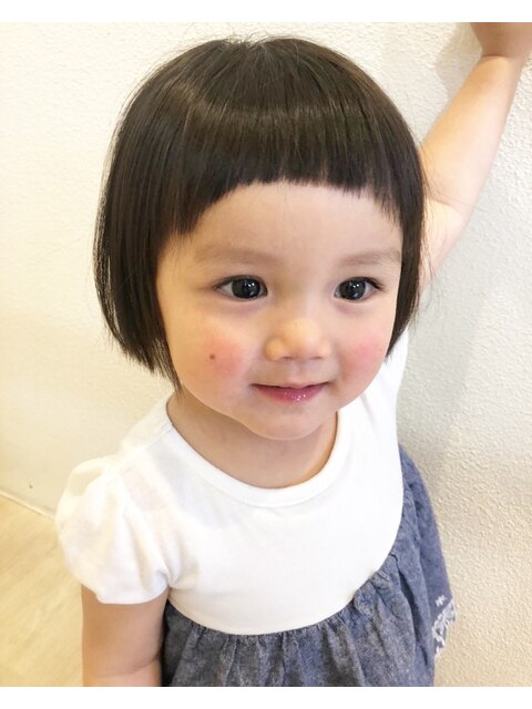 オン眉　子供カット　キッズカット　女の子