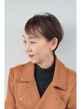 サロン(SALON) 【SALON】INOAカラー　ミセス　ラベンダーブラウン　青木晃平