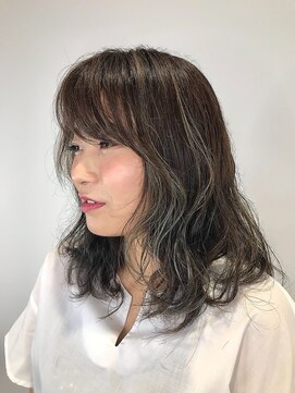 ポンテ 福岡西店(ponte) 透明感◎やわらかグレーミディアム