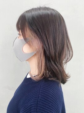 アルバム 銀座(ALBUM GINZA) インナーカラーベージュ_大人ガーリーチョコレート_ba328831