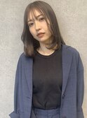 天神/大名/ミルクティーベージュ/ブリーチなし/秋カラー
