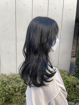 アクアオモテサンドウ(ACQUA omotesando) *ブリーチなし透明感カラーアッシュブルーグレーブルーブラック