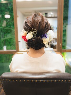 ヘアデザイン ステラ(hair design sTella) 袴に似合うフルールアップスタイル