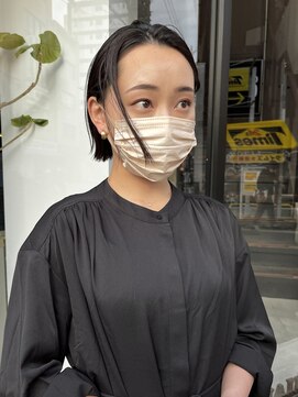 ヘアー アイス ルーチェ(HAIR ICI LUCE) ミニボブ ボブスタイル ショートボブ /中西