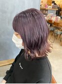 【minami】ピンクラベンダー/外ハネボブ/ダブルカラー